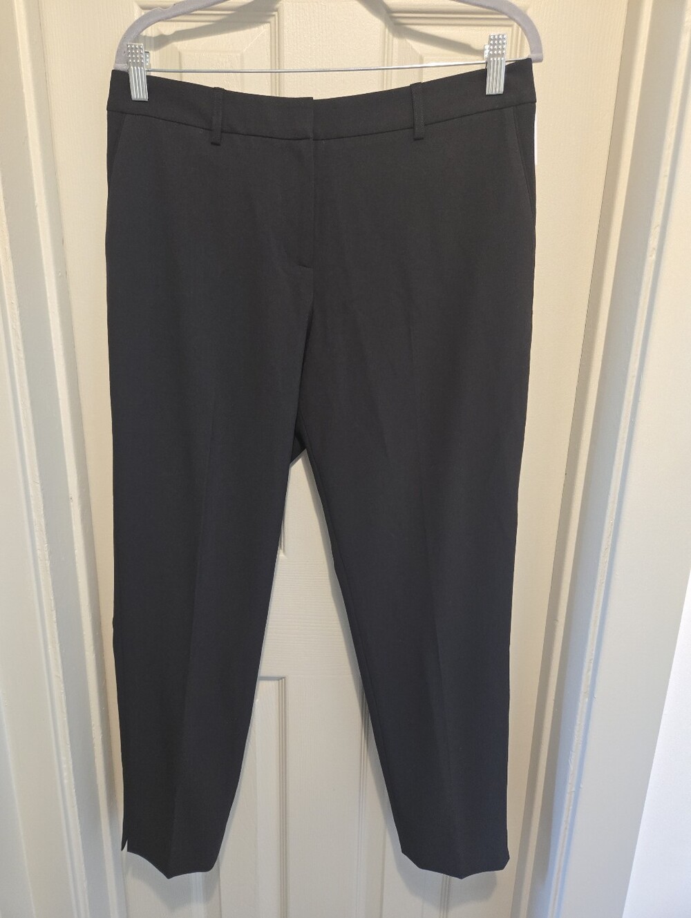 Tahari Asl Shannon Suit Straight-Leg Pants - Black Sz 10 - Picture 4 of 8